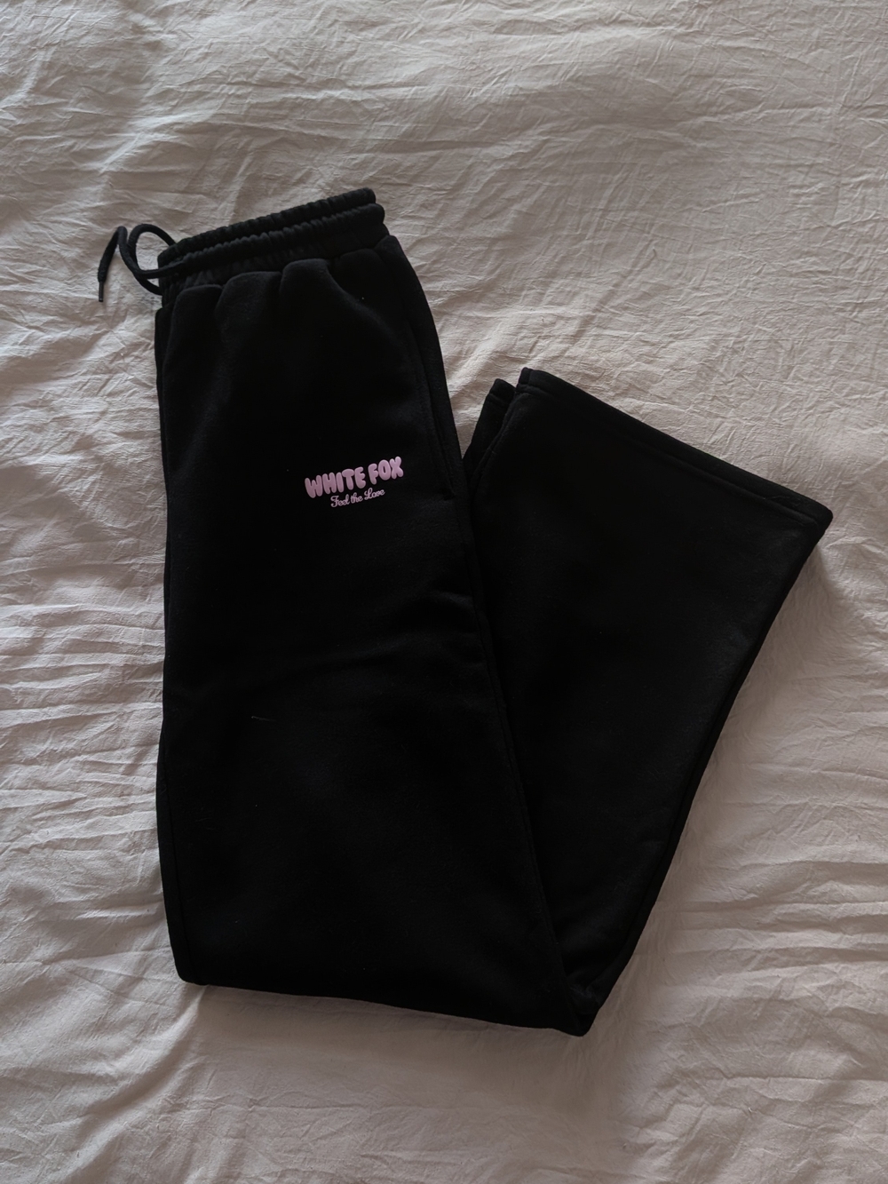 White Fox Straight Leg Pants - Feel The Love Edition